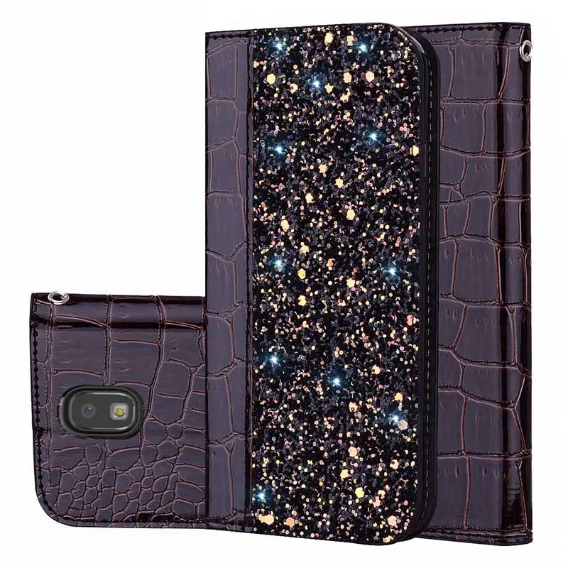 Для samsung Galaxy J7 J3 J5 чехол из крокодиловой кожи кошелек откидная крышка для Coque samsung Galaxy J4 J6 Plus J8 чехол