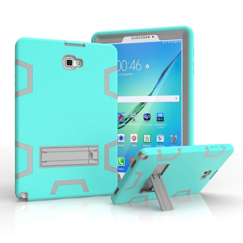 Оригинальный силиконовый + PC защитный противоударный чехол для Samsung Galaxy Tab A P580 P585