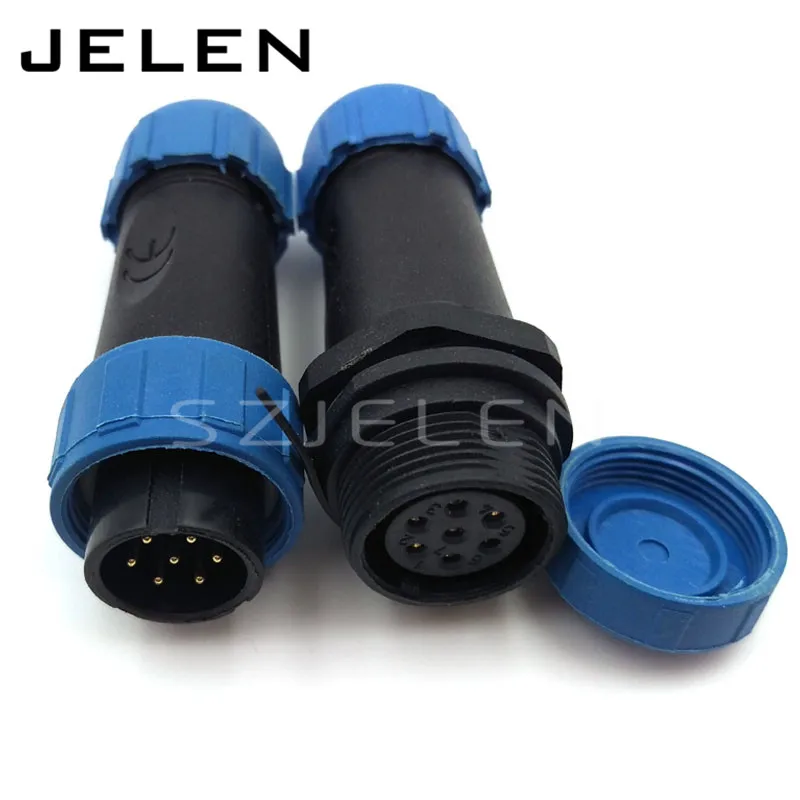 SY1710 7 контактный разъем провода автомобильный водонепроницаемый автомобильные