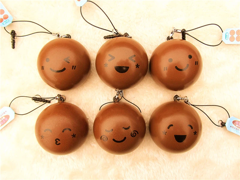 Kuutti мягкие новые 30 шт. милые мини мягкие кофейные булочки Kawaii эмоция лицо коричневый хлеб сквиши с пылью Разъем и ремешок для телефона