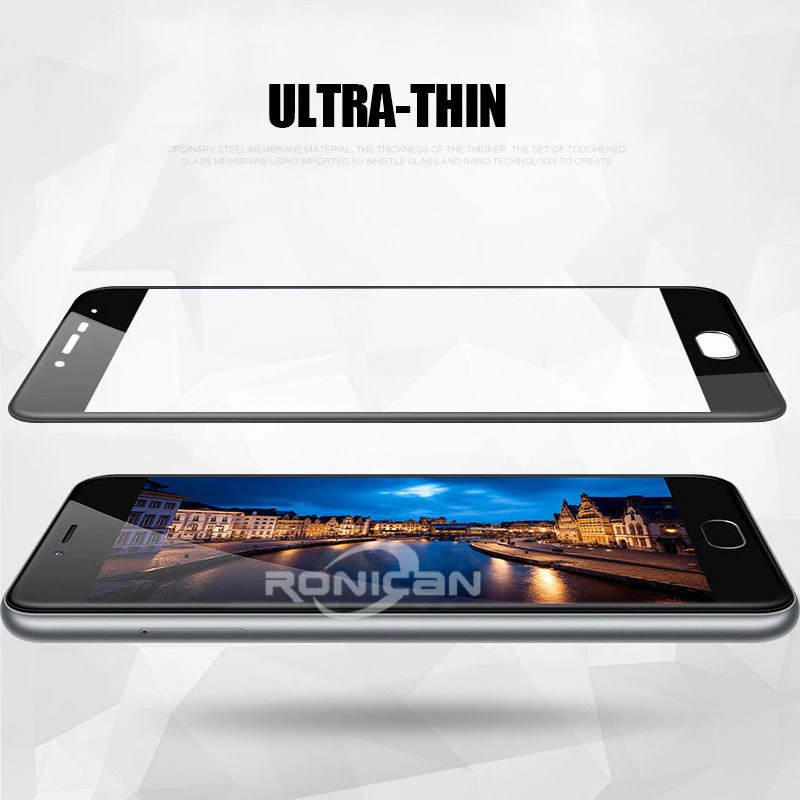 3D полное покрытие закаленное стекло для MEIZU M5S M5 Note M5C MX6 M6 M3 M3E Защитная пленка