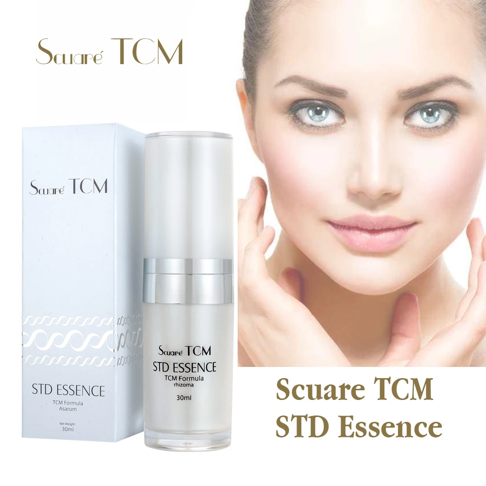 Scuare STD Essence формула TCM Rhizoma отбеливает и увлажняет сужает поры скрывает примеси