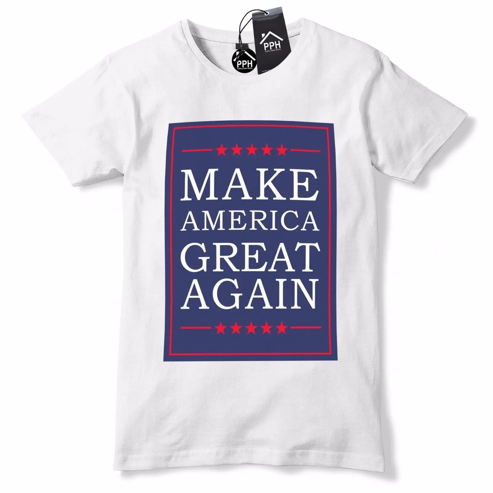 Make America Great Again Футболка с принтом постера Топ Дональд Трамп предвыборная Кепка 469
