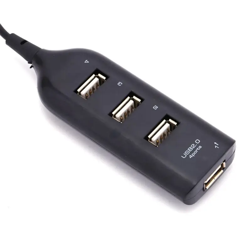 Высокоскоростной микро мини 4 порта 2 0 USB концентратор сплиттер адаптер для