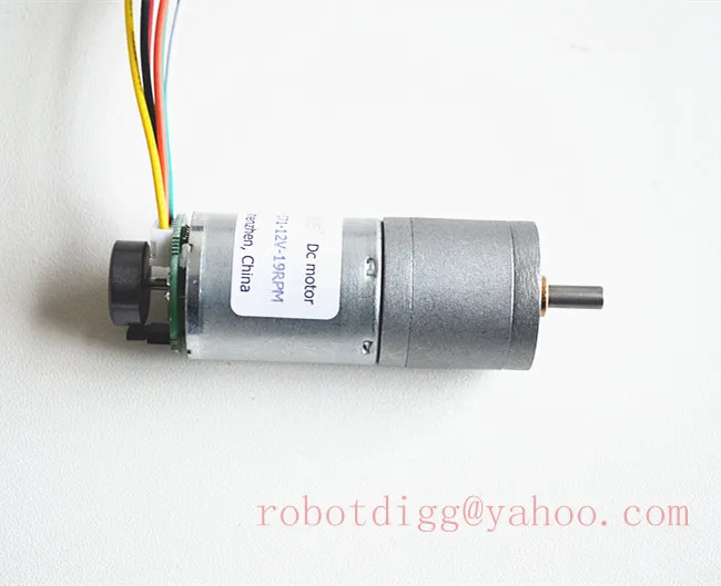 R226_19RPM 371 Gear Motor with Encoder Use for Robot Car Cheap Sale | Обустройство дома