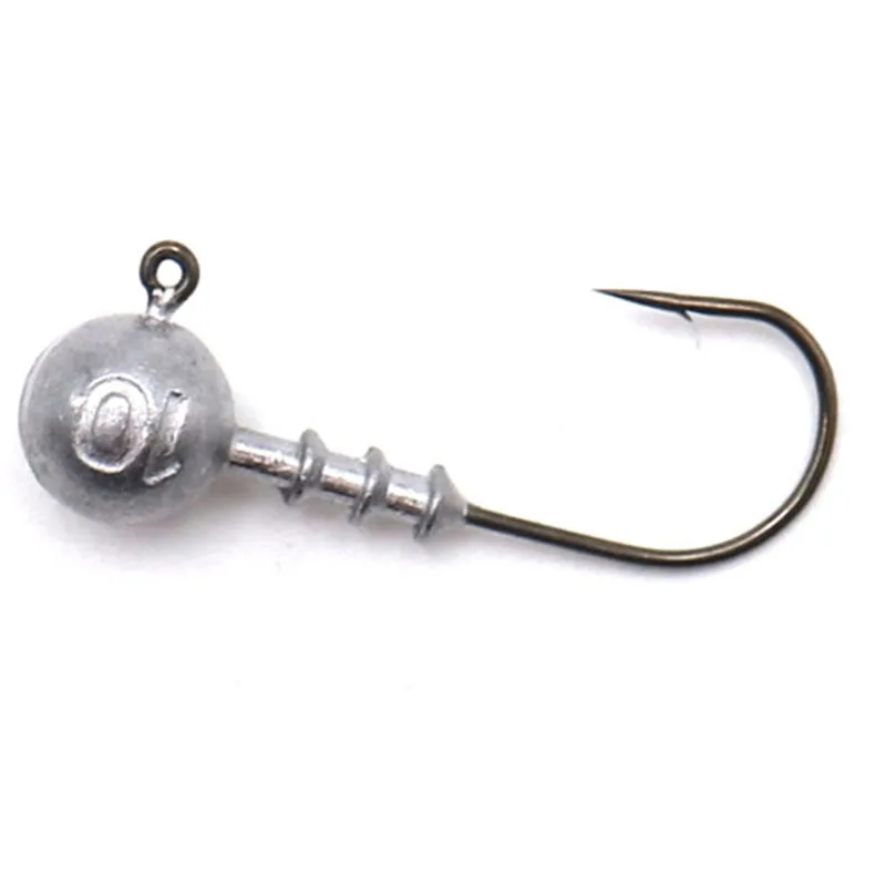 HISTOLURE 5 шт./лот открытые Lead Jig Head крючок 3.5g 5g 7 г 10 с зазубринами мягкие приманки