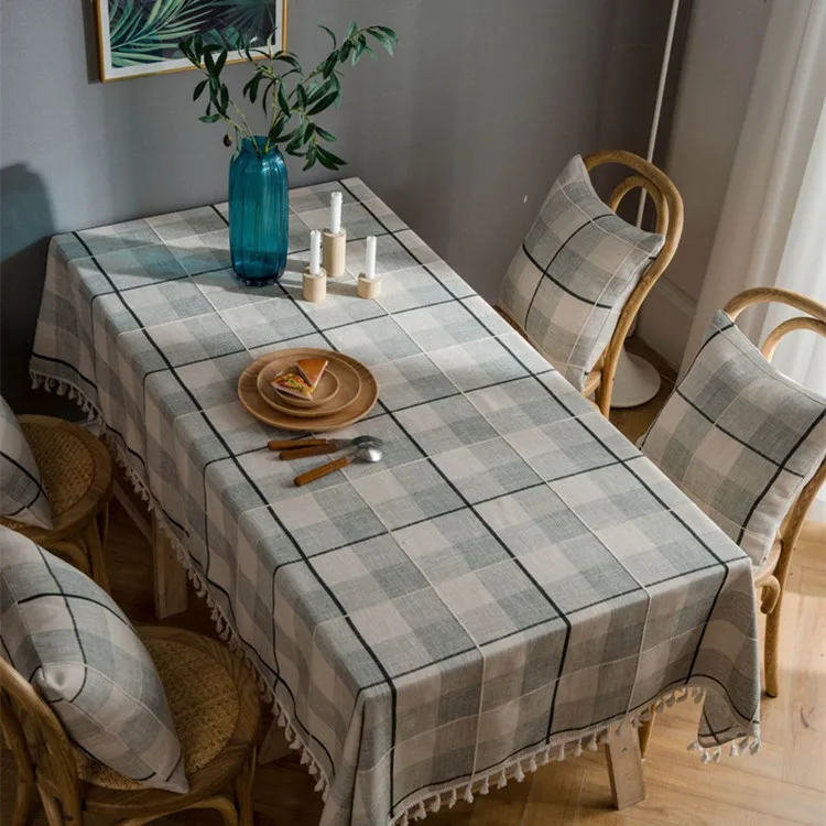 Серая клетчатая скатерть Tafel Hoes Nappe непроницаемая Linge De скатерть для обеденного стола декор для кухни Mantel Mesa