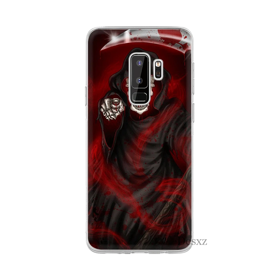 Чехол Desxz Death Skull для Samsung Galaxy A3 A5 A6 A7 A8 A9 A10 A30 A40 A50 A70 защитный чехол|Чехлы-накладки| |