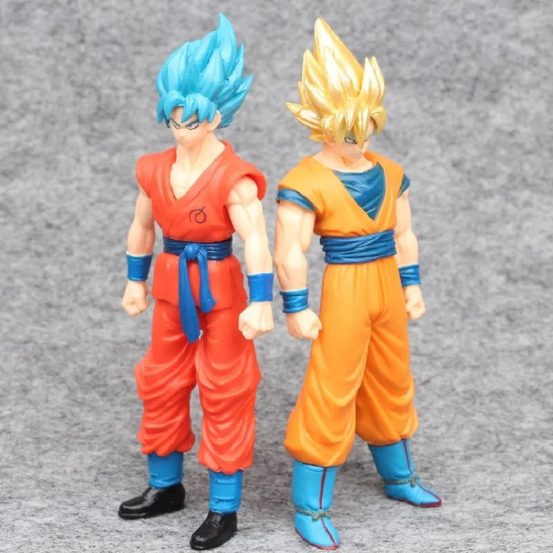2 шт./компл. Жемчуг дракона Супер Saiyan Сон Гоку Diy ПВХ дисплей Игрушка Аниме Z модель