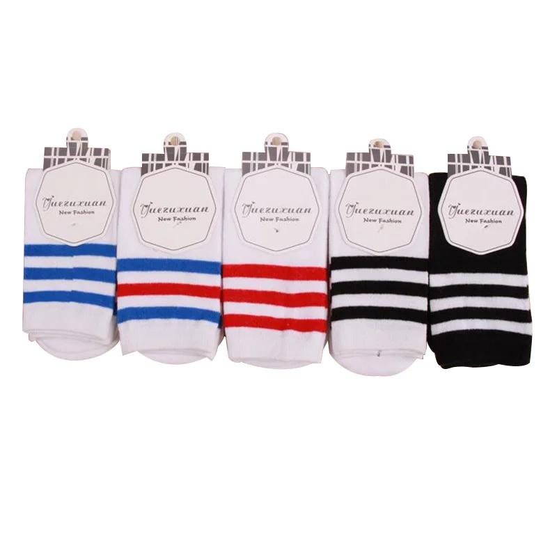 Летние детские гольфы для мальчиков хлопковые носки в футбольную полоску