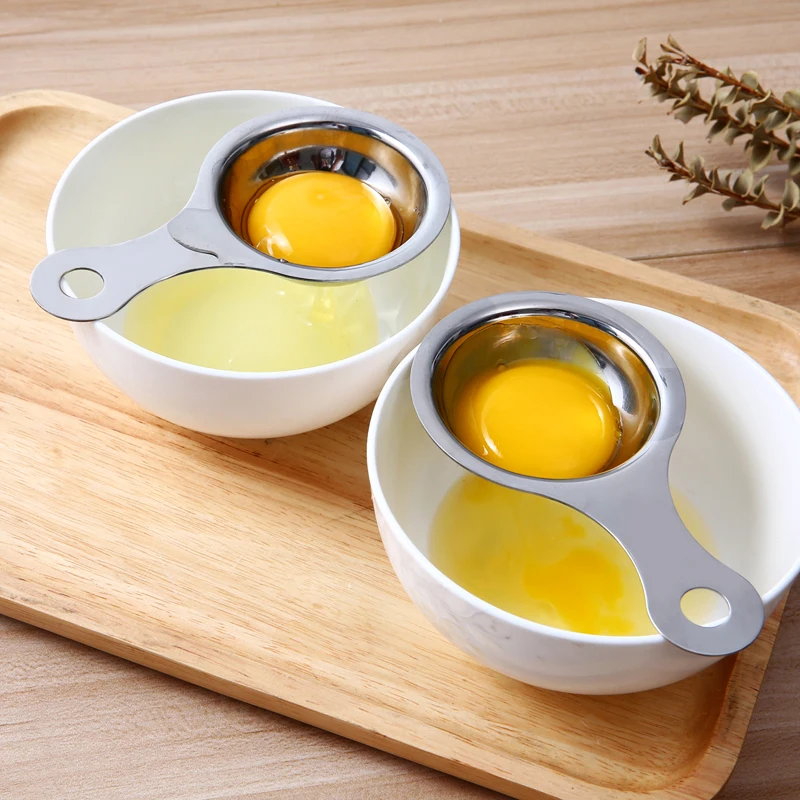 HBW Stainless Steel Egg Yolk Separator Tool Liquid Filter | Дом и сад