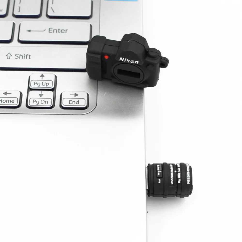 Модный Usb флеш накопитель USB 2 0 Флешка 4 ГБ 8 16 32 мини черная камера карта памяти