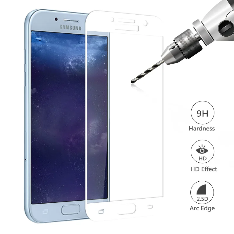 Для Samsung Galaxy A5 2017 A520 Защитная стеклянная пленка Задняя SM A520F закаленная