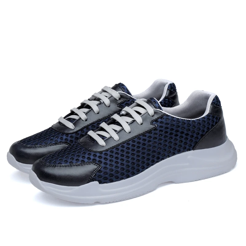 HECRAFTED male sneakers Size 38~46 Comfortable Fashion Breathable Summer mens shoes#AB709 | Обувь