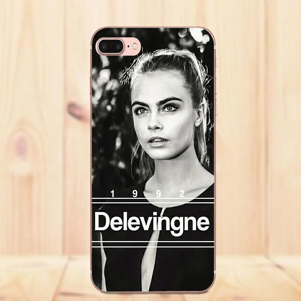 Maerknon Cara Delevingne для Galaxy Alpha Core Prime Note 4 5 8 S3 S4 S5 S6 S7 S8 S9 mini edge Plus Мягкий чехол телефона |