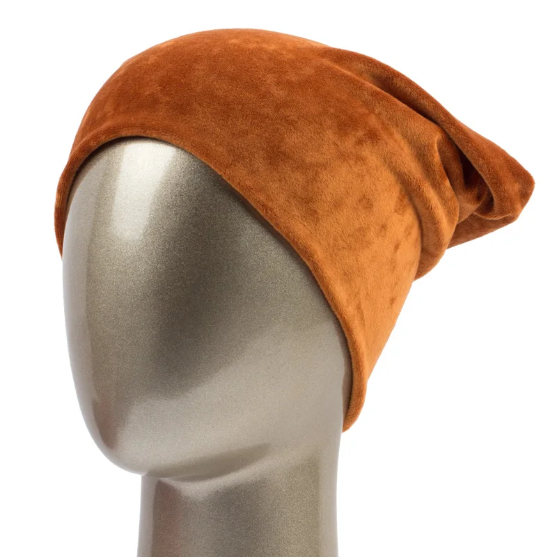 Yellow Geebro Женская шапка Skullies Beanie полиэфирные вязаные шапки женские Балаклавы зимние теплые бархатные шарфы и шапочки - Цвет: Yellow