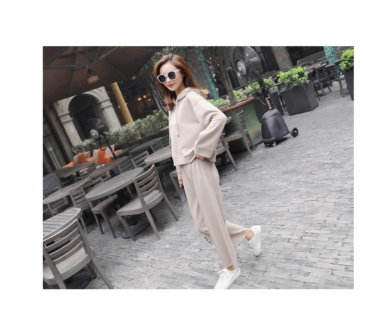 Осенние женские костюм 2018 новый корейский вариант свитер Повседневный
