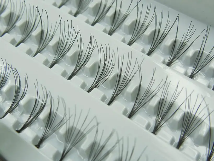 Оптовая продажа натуральные Объемные Накладные ресницы накладные для