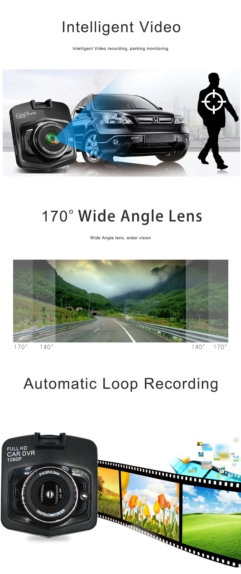 CHARONPLU DVR Dash camera Dual Dash Cam Car Dash camera Dash Cam 4 k/Con Vision Nocturna Автомобильная камера Full HD видеорегистратор для автомобиля