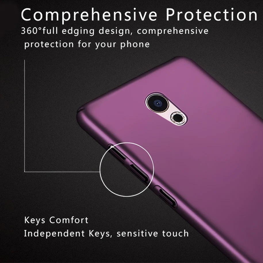Жесткий чехол для Meizu Pro 6, чехол, пластиковый Матовый Бампер, протектор, тонкая задняя крышка, чехол для Meizu Pro 6, Meizu Pro6, 6 S, чехол для телефона 5,2"