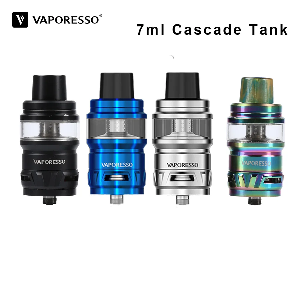 Оригинальный Vaporesso Каскадный бак 7 мл Vape RTA атомайзер для 510 коробка мод испаритель