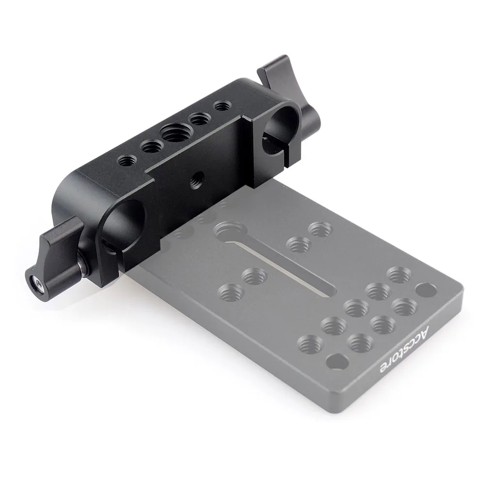 Зажим для рельсовой штанги ACCSTORE крепежная рельсовая система камеры DSLR 15 мм