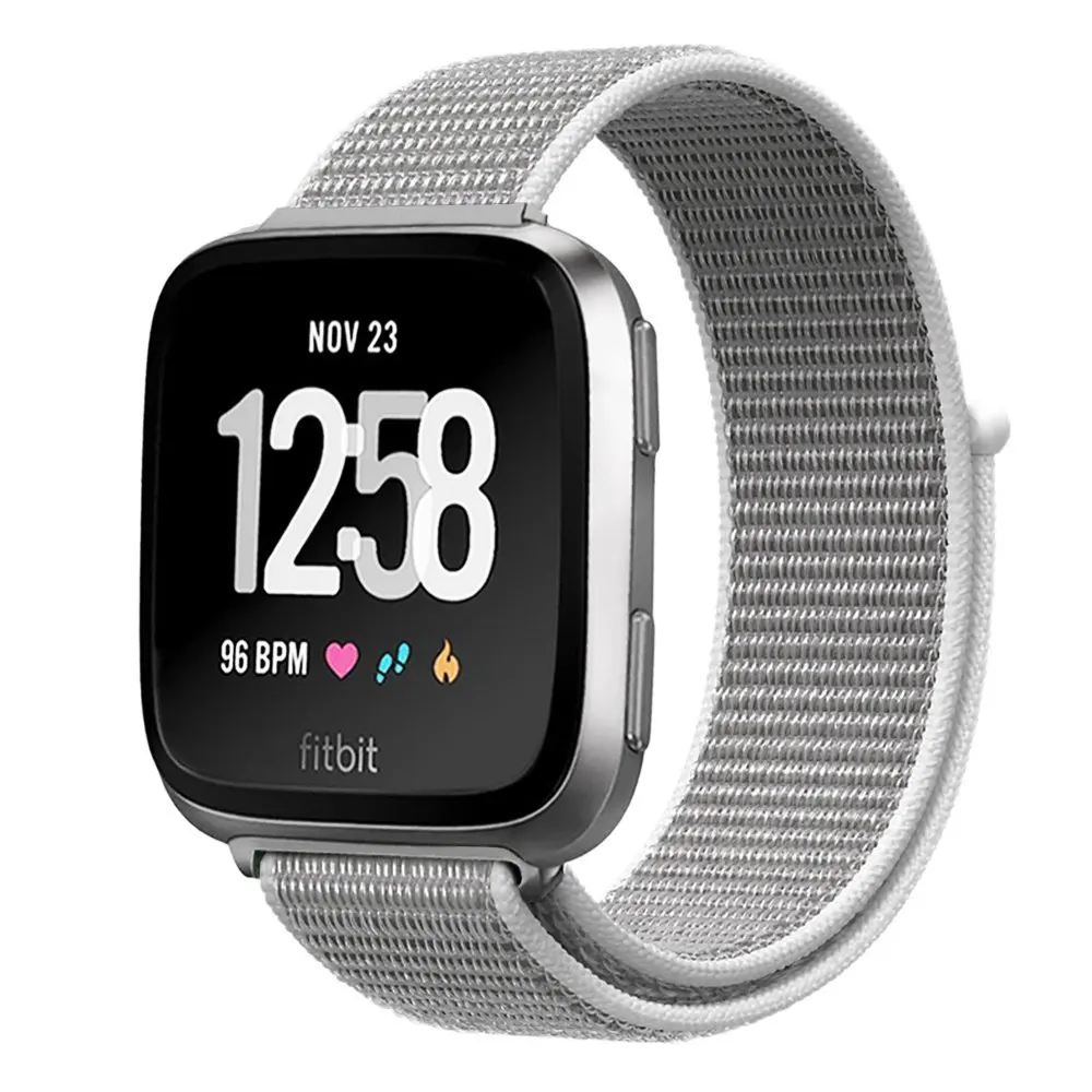 Спортивный сменный нейлоновый ремешок для Fitbit Versa 2, дышащая Регулируемая петля, ремешок для часов Fitbit Versa Lite Smart Watch