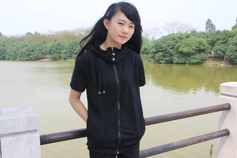 

Cute Unicorn Tokyo Ghoul kaneziki Hoodie short sleeve Coat hooded Jacket boys clothes anime cosplay costume summer outfits