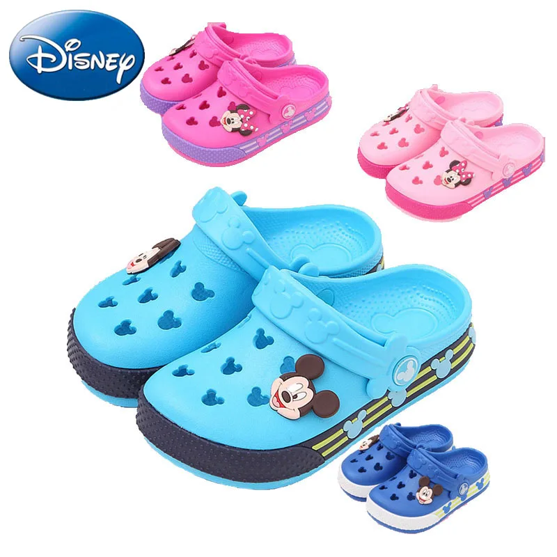 2018 Disney Micky сандалии для мальчиков и девочек пляжные тапочки детские милые