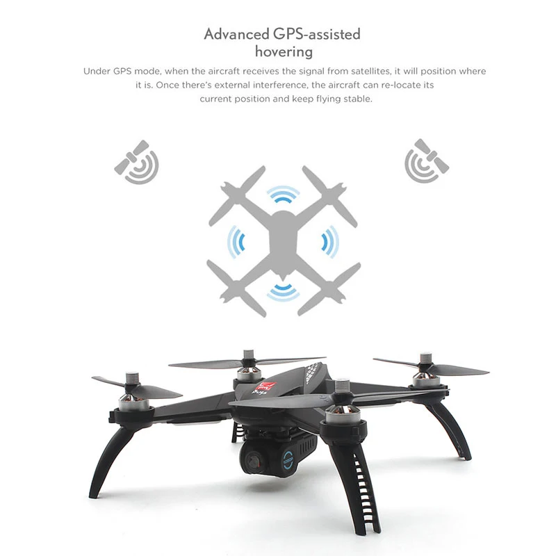 MJX Bugs 5 W 1080 P 5G Wifi FPV камера Дрон с GPS RC вертолет высота удержания селфи
