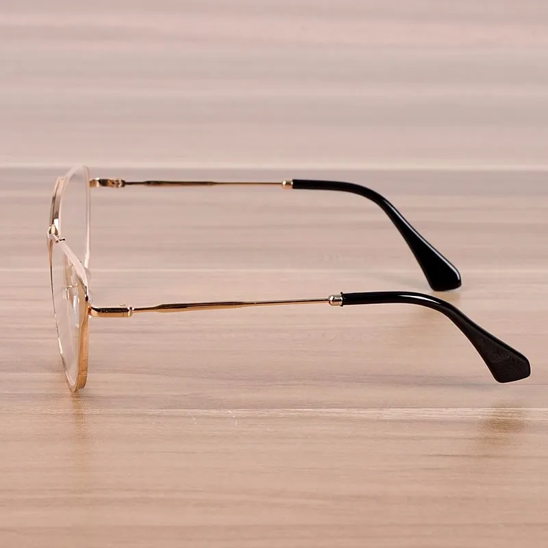 NOSSA Горячая продажа металлические очки оправа оптическая для очков прозрачные