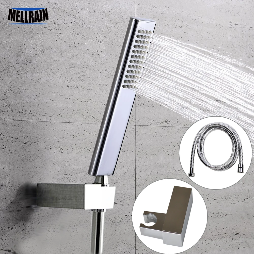 Качественная латунная ручная Лейка для душа с держателем из АБС пластика и