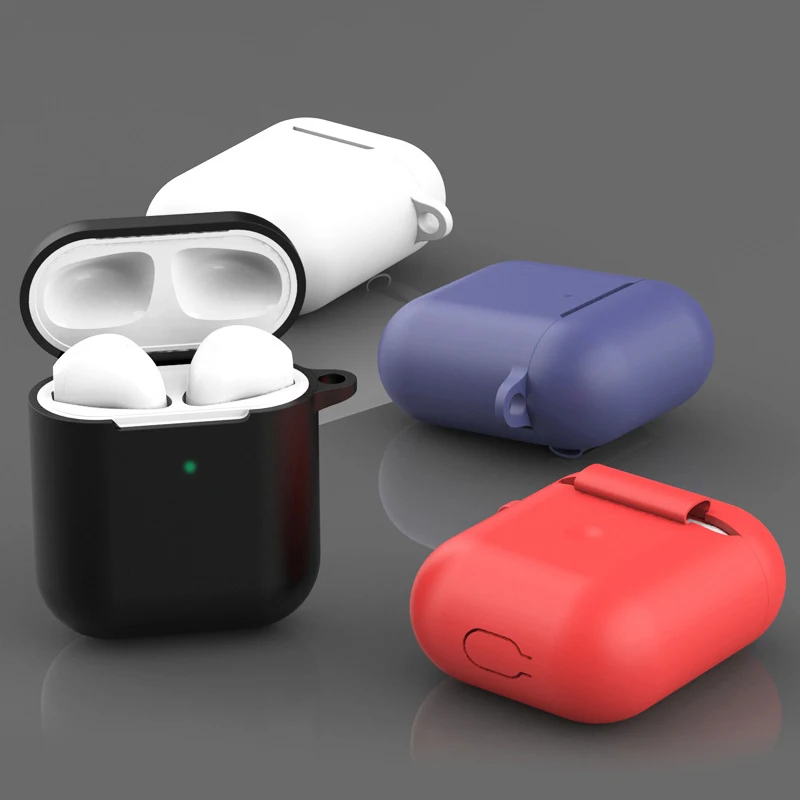 Силиконовый мягкий чехол для Airpods для Air Pods, противоударный защитный чехол для наушников, водонепроницаемый чехол для iphone 7 8, аксессуары для гарнитуры