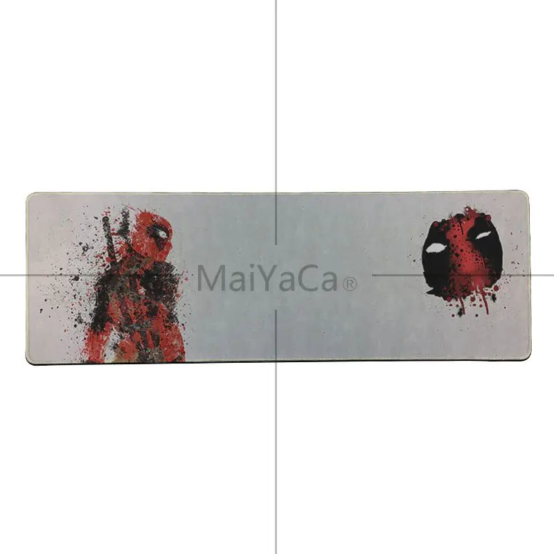 MaiYaCa мой любимый Дэдпул заказной Ноутбук игровой коврик для мыши DIY ковер Топ продаж индивидуальные Нескользящие резиновые коврик для мыши - Цвет: LockEdge 30x90cm