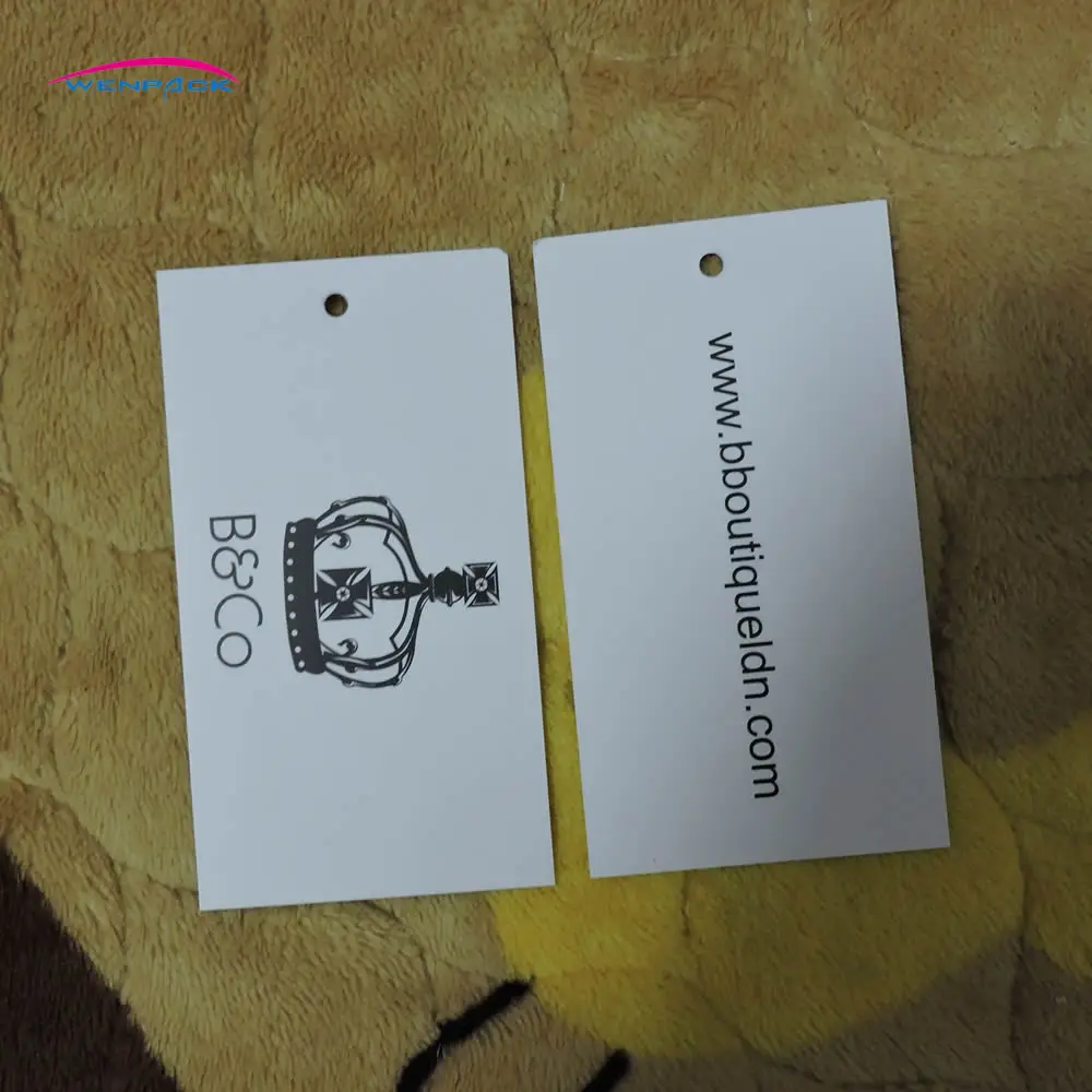 custom printed gift hang tag/print logo on card paper/swing tag/clothing hangtag/free design | Дом и сад