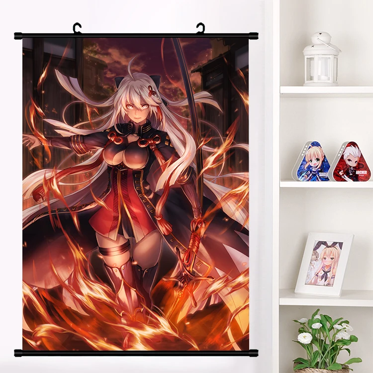 Аниме Fate/Grand для Okita Souji изменить Косплэй наклейки на стену панно настенные