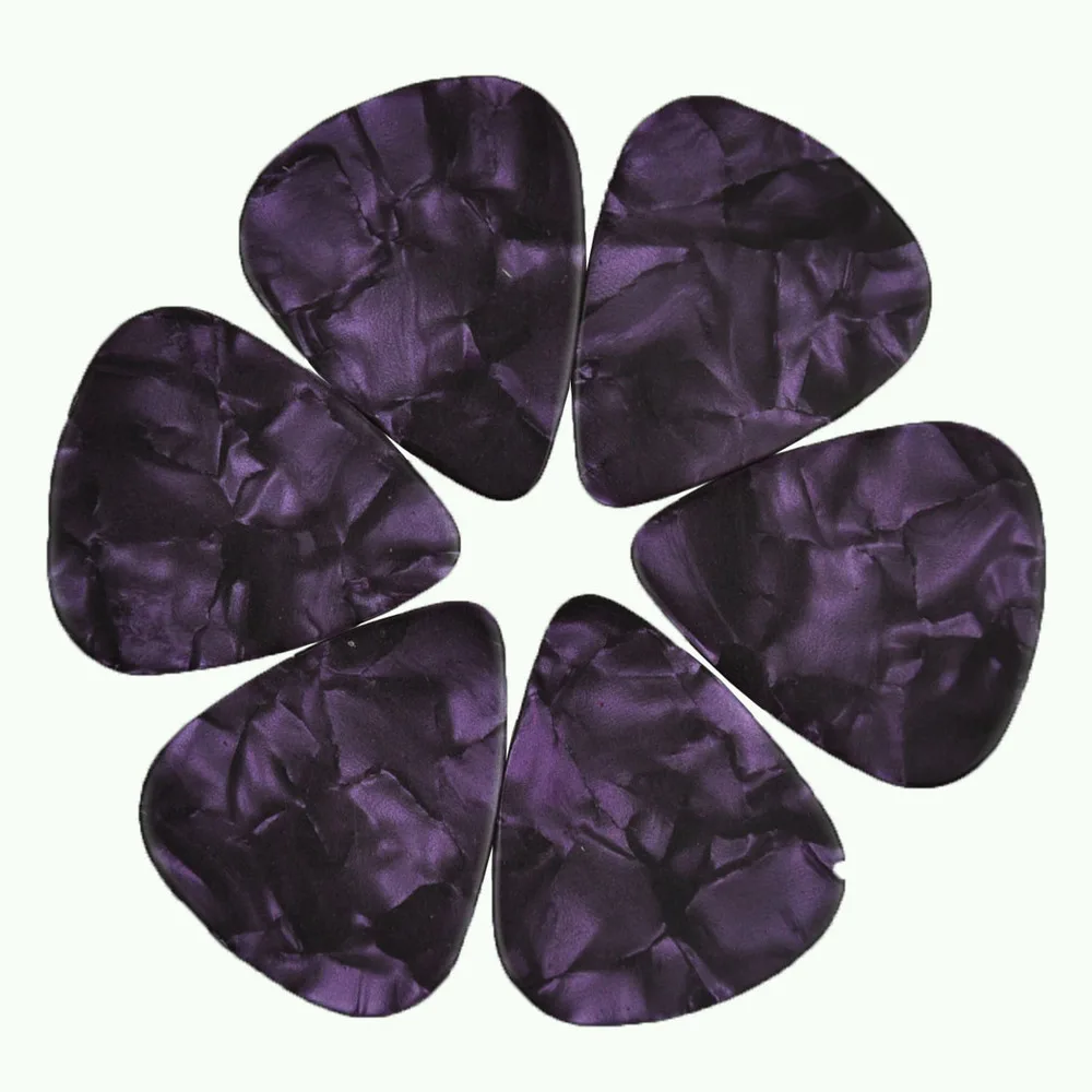 Pearl Purple Много 100 шт Средний 0,71 мм медиатор целлюлоид разные цвета - Цвет: Pearl Purple