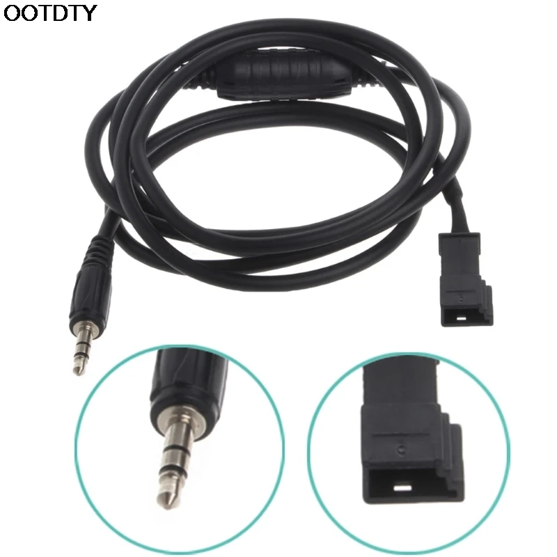 OOTDTY 3 контакта 5 мм разъем AUX адаптер Радио Интерфейсный кабель для BMW BM54 E39 E46 E53
