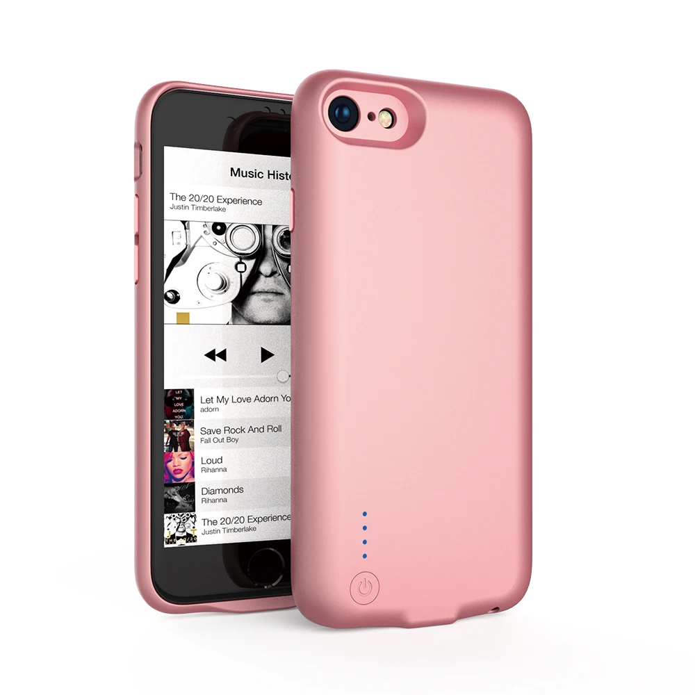 Joyroom чехол для зарядного устройства для iPhone 7 8 Внешний аккумулятор чехол для iPhone 7 Plus 8 Plus с аудио наушниками
