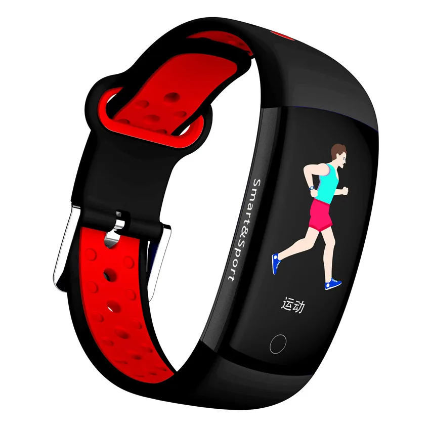Q6S смарт браслет Farben 3D dynamischen Blut Druck Herz Rate Monitor Smartband Wasserdichte Спорт Фитнес Uhr