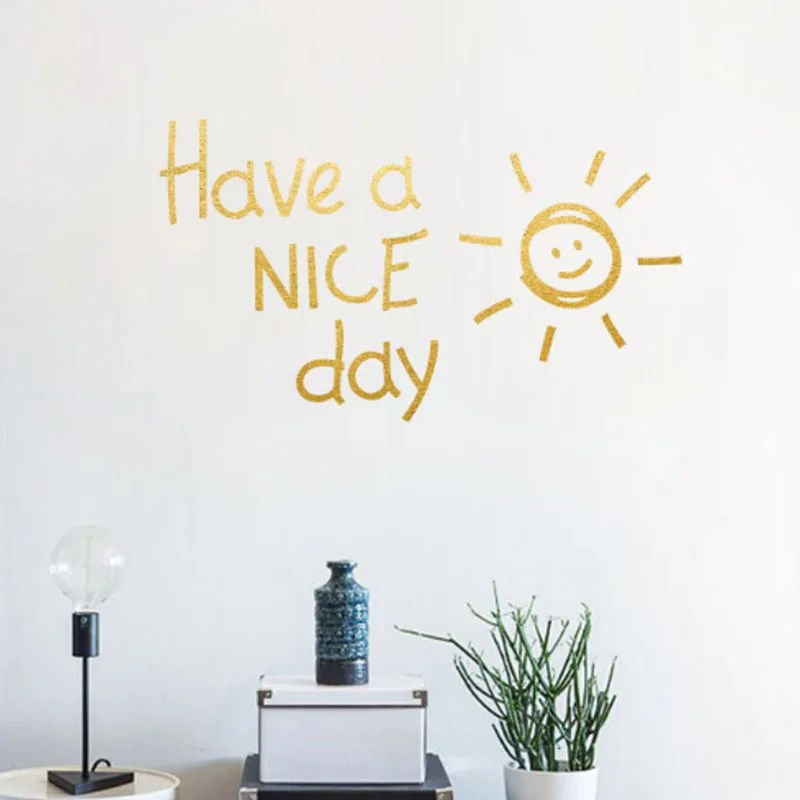 Горячая Распродажа наклейки искусство украшения дома прекрасная Солнечная