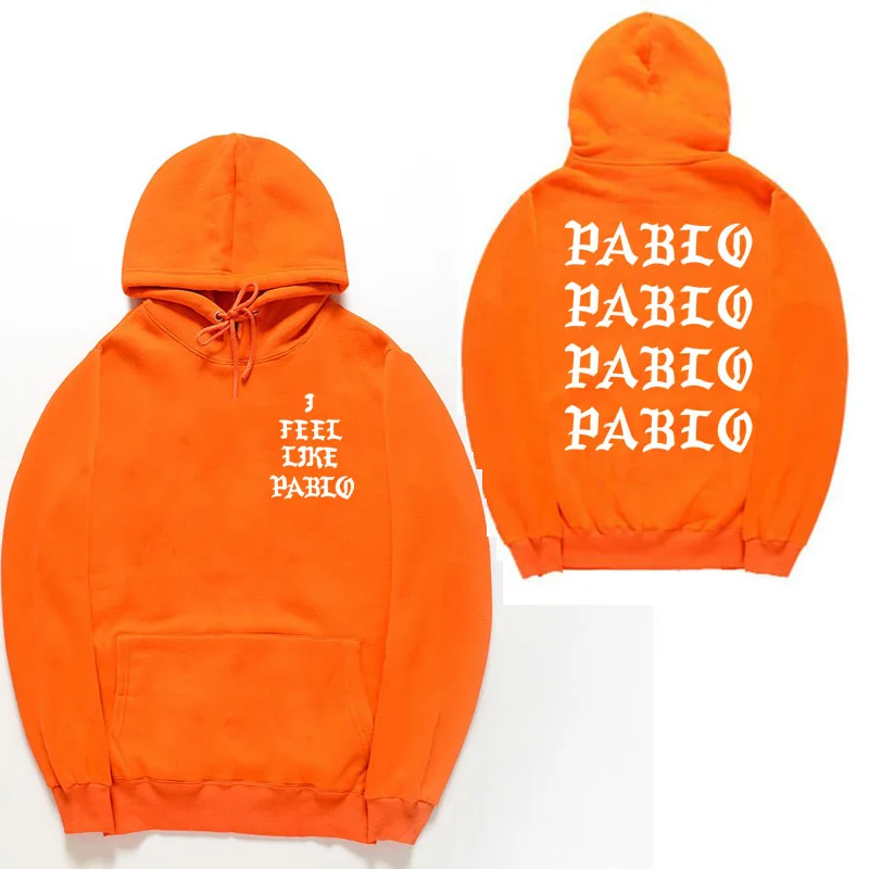 I Feel Like Paul Pablo Kanye West, мужские толстовки с капюшоном, толстовки в стиле хип-хоп, уличная толстовка с капюшоном pablo, худи