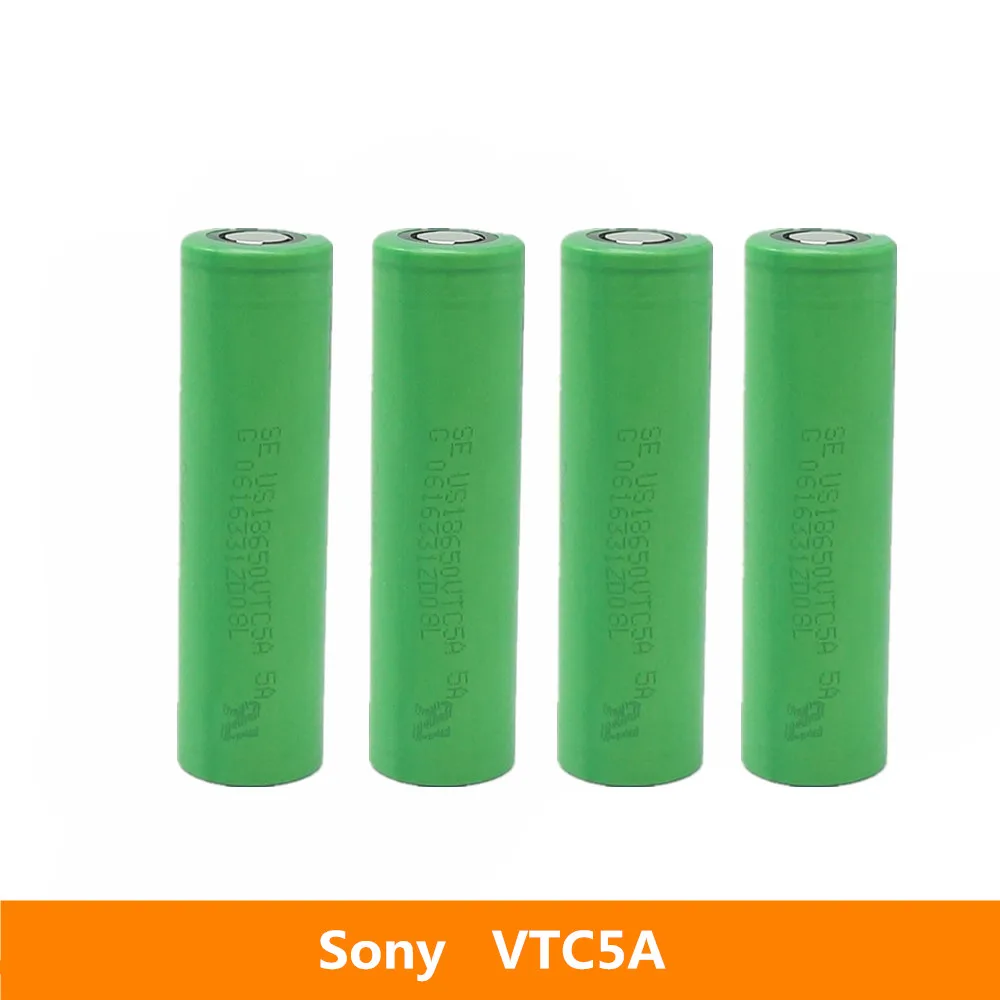 4 шт. 3,7 в 18650 2600 мАч 35A для sony US18650VTC5A VTC5A 3,6 В IMR батарея для игрушек электронная сигарета фонарь фонарик и т. Д