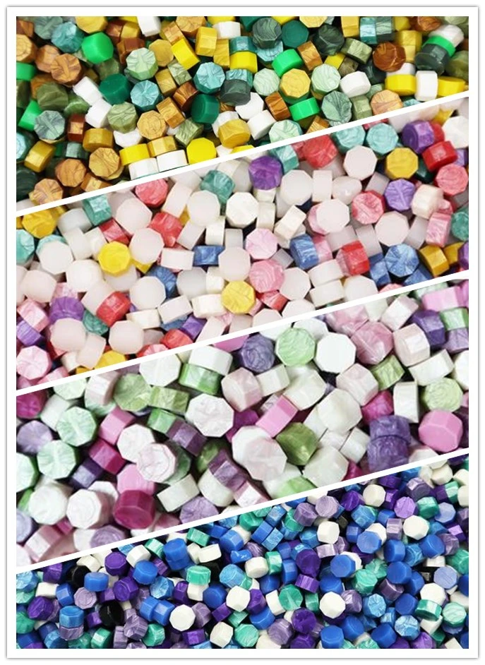 Новый 6 цветов Ретро уплотнительные восковые таблетки бусины/частицы/полоски