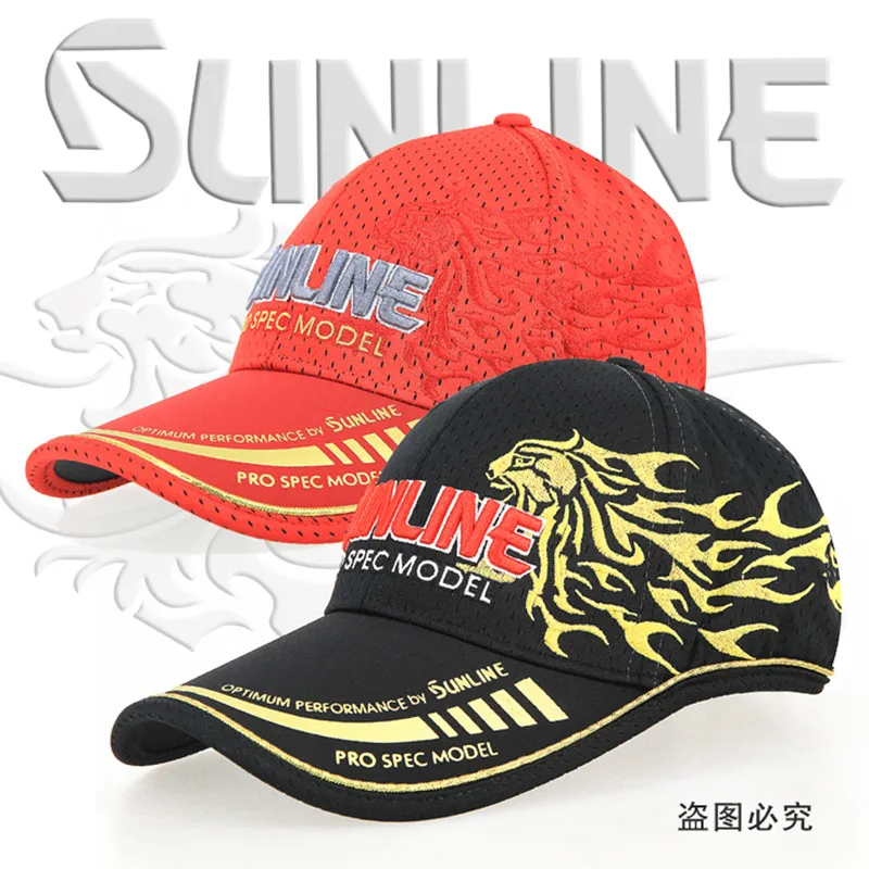 

2019 New Spring Summer SUNLINE Japan Fishing Cap Summer Men's Breathable Mesh Sunscreen Cap Big Brim Mosquit Net Fishing Hat