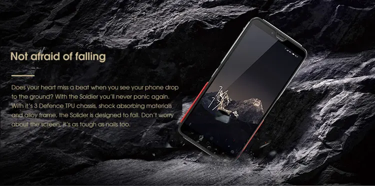ELEPHONE Soldier 4 Гб 128 ГБ IP68 Водонепроницаемый 5," 2 K экран мобильный телефон Android 8,0 Helio X25 Deca Core прочный смартфон