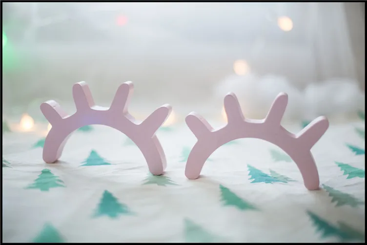 2 шт./лот деревянная наклейка для ресниц детской комнаты Настенная декоративная