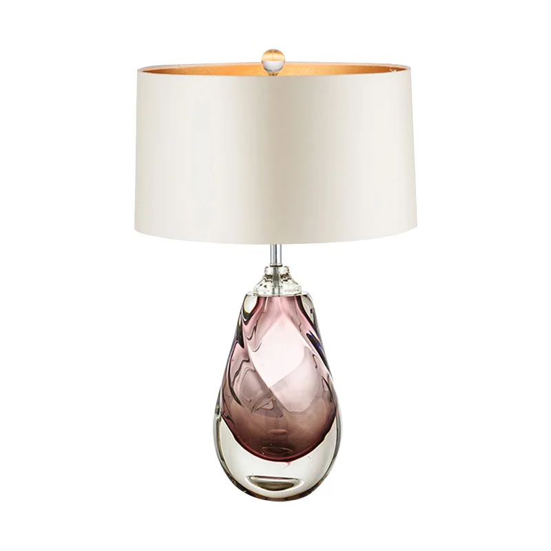 Modern Simple Luxury Table Lamps Crystal Art Table Lamps Fashion Creative Table Lamps for Model Room Bedroom Living Room Study