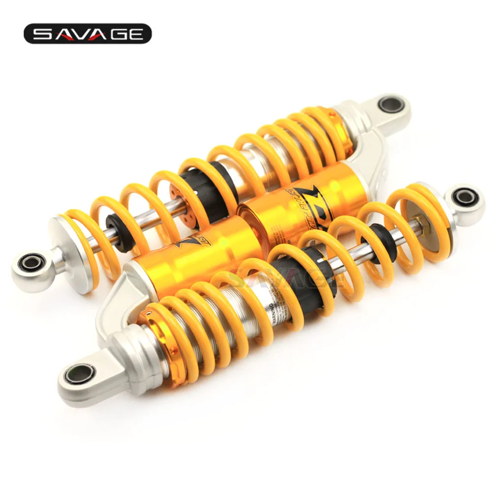Gold Амортизатора задней подвески для YAMAHA XJR 400R/1200/1300 XJR400R XJR1200 XJR1300 1994-2010 2007 2008 2009 10 DJ1 в байкерском стиле - Цвет: Gold