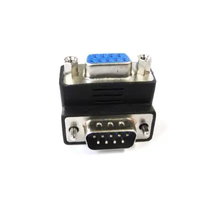 

D-Sub Connector Socket 9PIN Male to Female Right Angled 90 Degree Adapter High Quality CY Cable